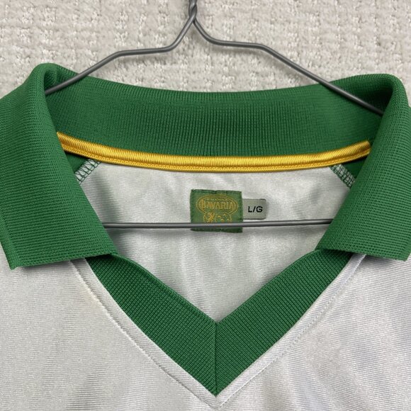 A Marca Bavaria Brazil Jersey Shirt Brazilian Beer Mens L Short Sleeve Green - Picture 10 of 16